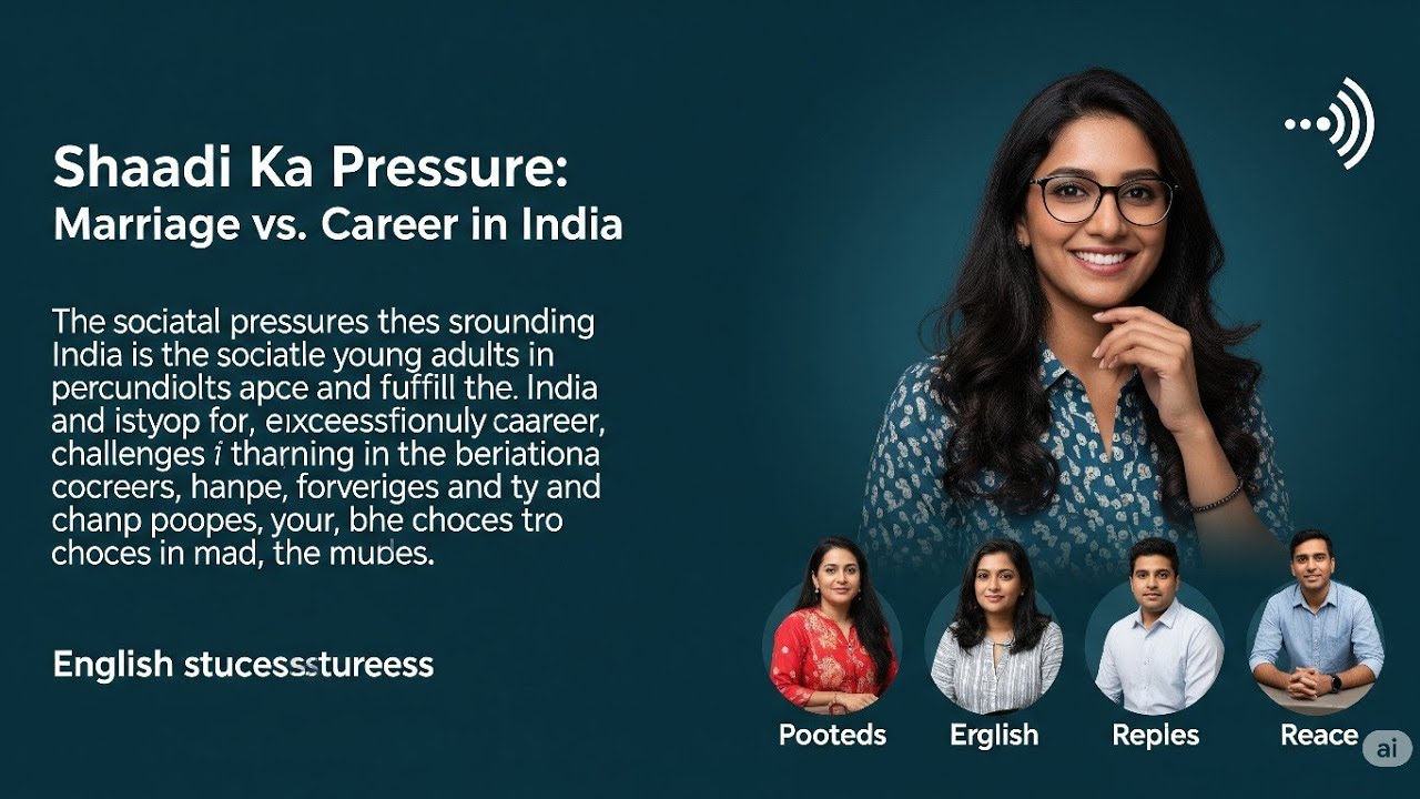 Shaadi Ka Pressure! Career Ya Rishta? | Real Talk Podcast for Indian Youth | Learn English