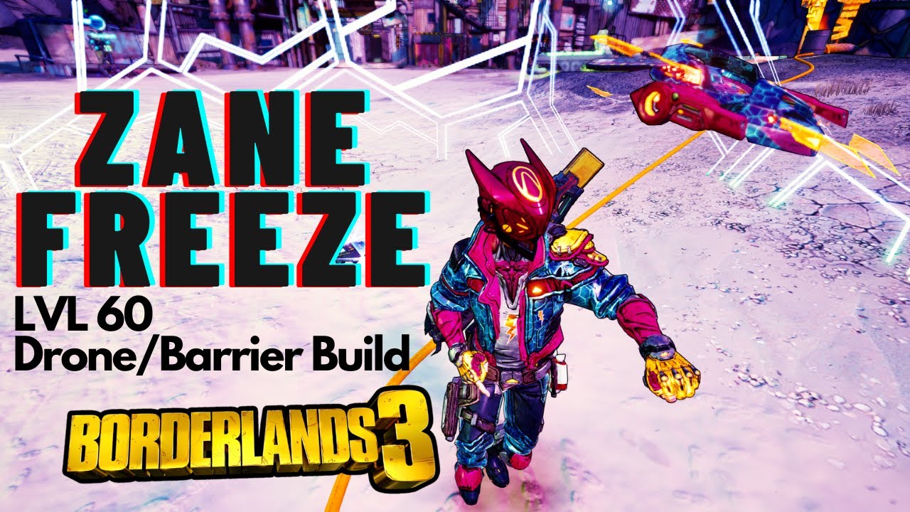 My BEST Drone/Barrier Zane Build Borderlands 3 *TRUE GUARDIAN TAKEDOWN COMPLETE*