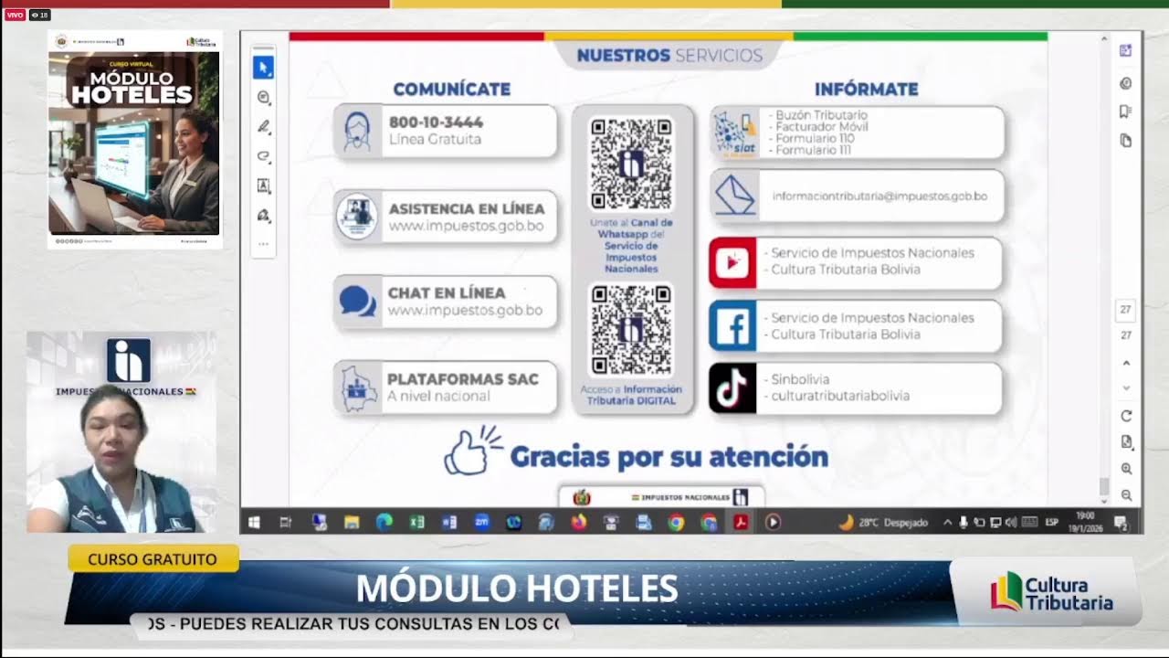 CURSO VIRTUAL GRATUITO: MODULO HOTELES