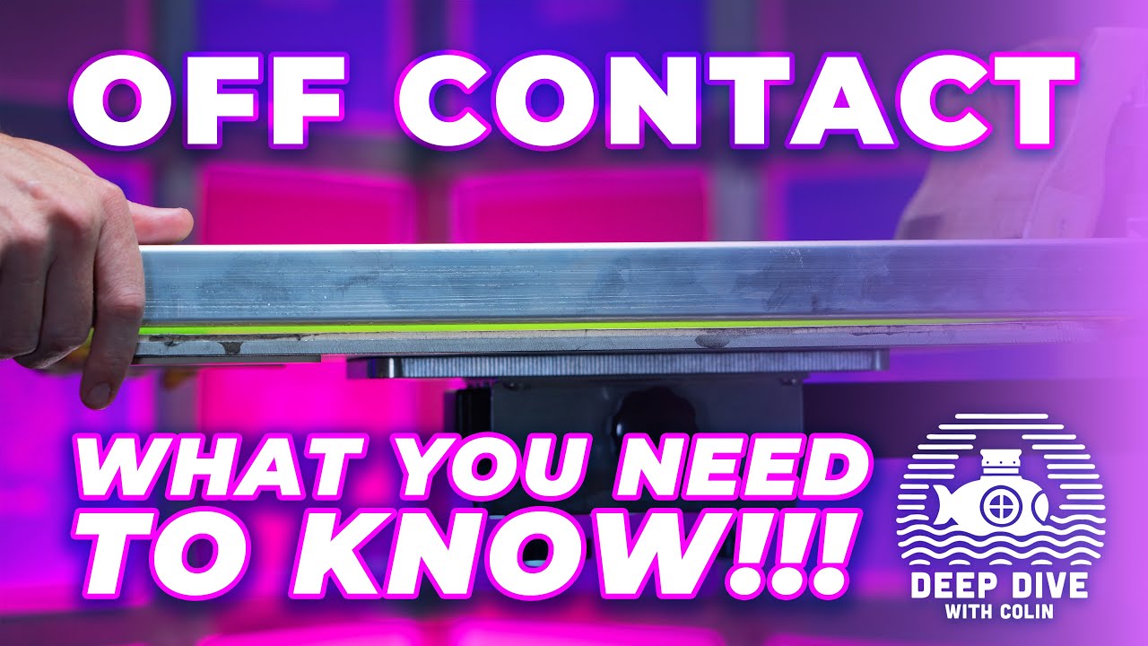 Functional Off-Contact For Great Screen Print Results | Deep Dive With Colin
