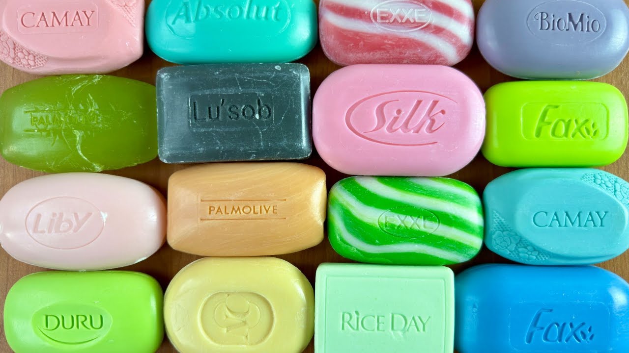 soap opening HAUL.unpacking of colorful soaps.relaxing sounds.unboxing.Satisfying ASMR Video