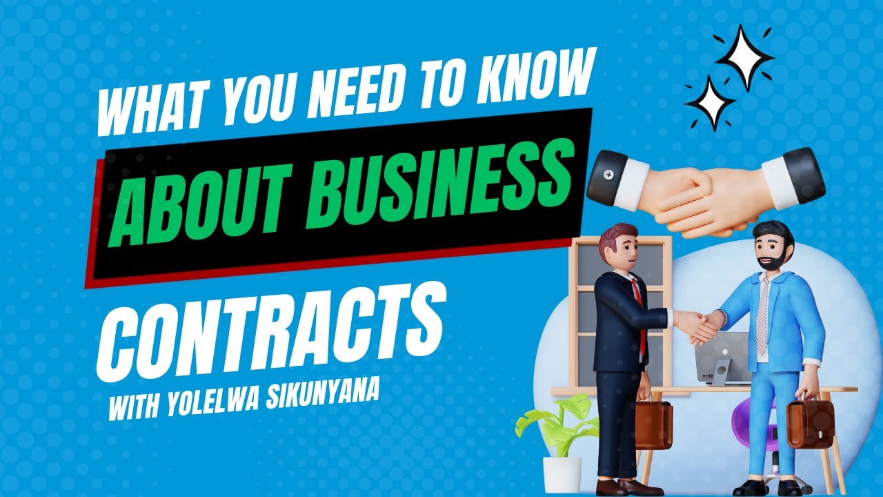 What You Need to Know About Business Contracts w/ Yolelwa Sikunyana