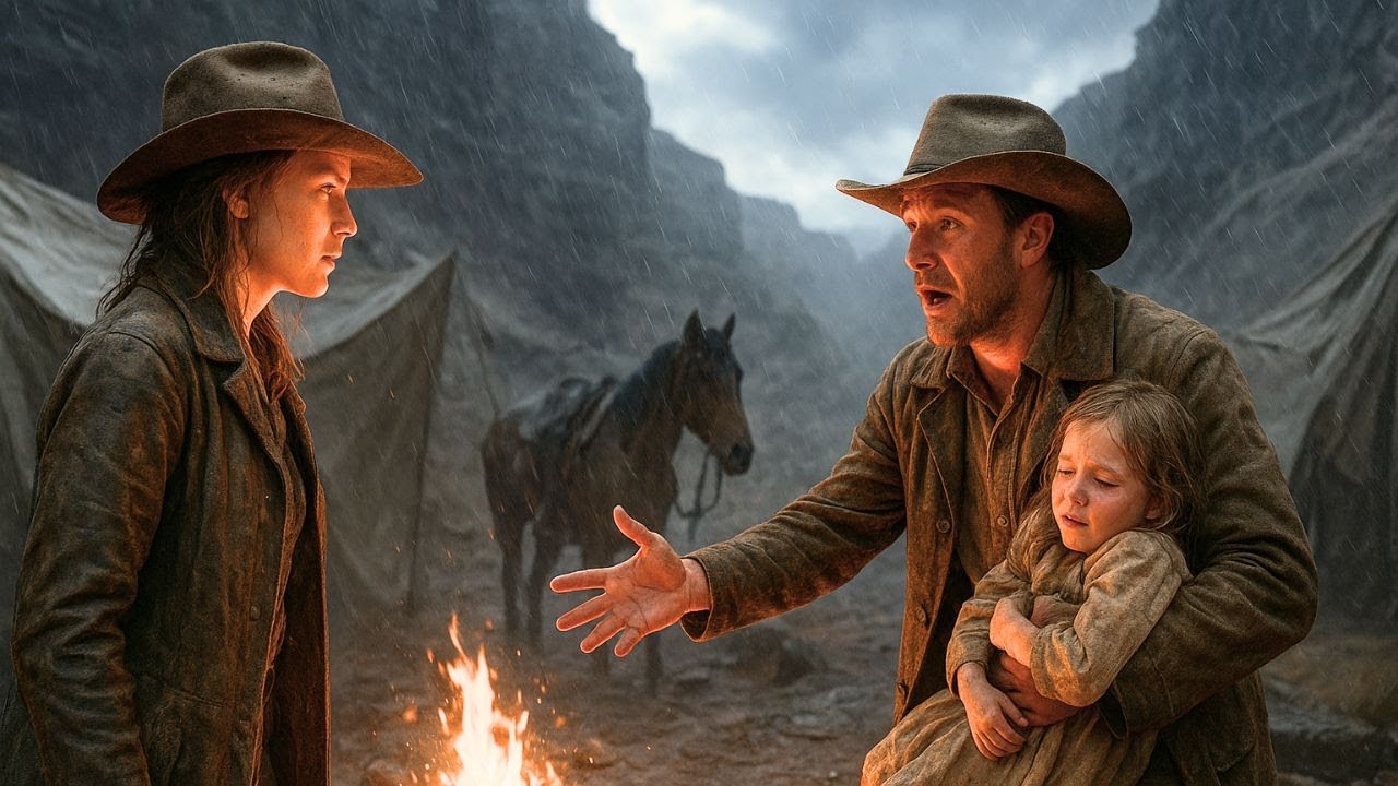 Poor Cowgirl Shared Her Fire With a Stranger and His Girl, Not Knowing He Was the Richest Man