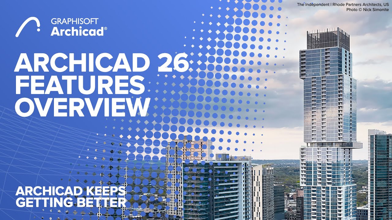 Видеообзор новых функций Archicad26