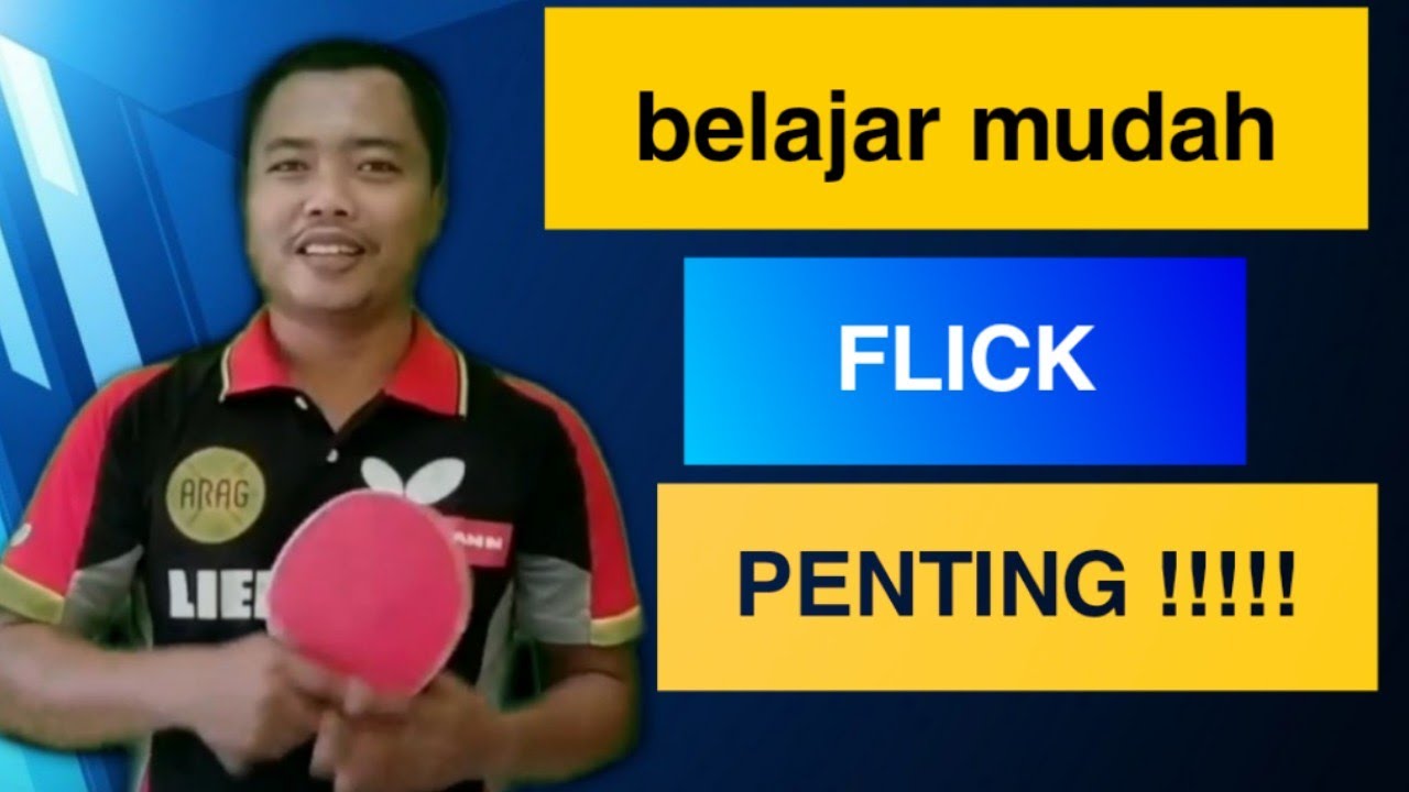 Cara melakukan pukulan flick backhand