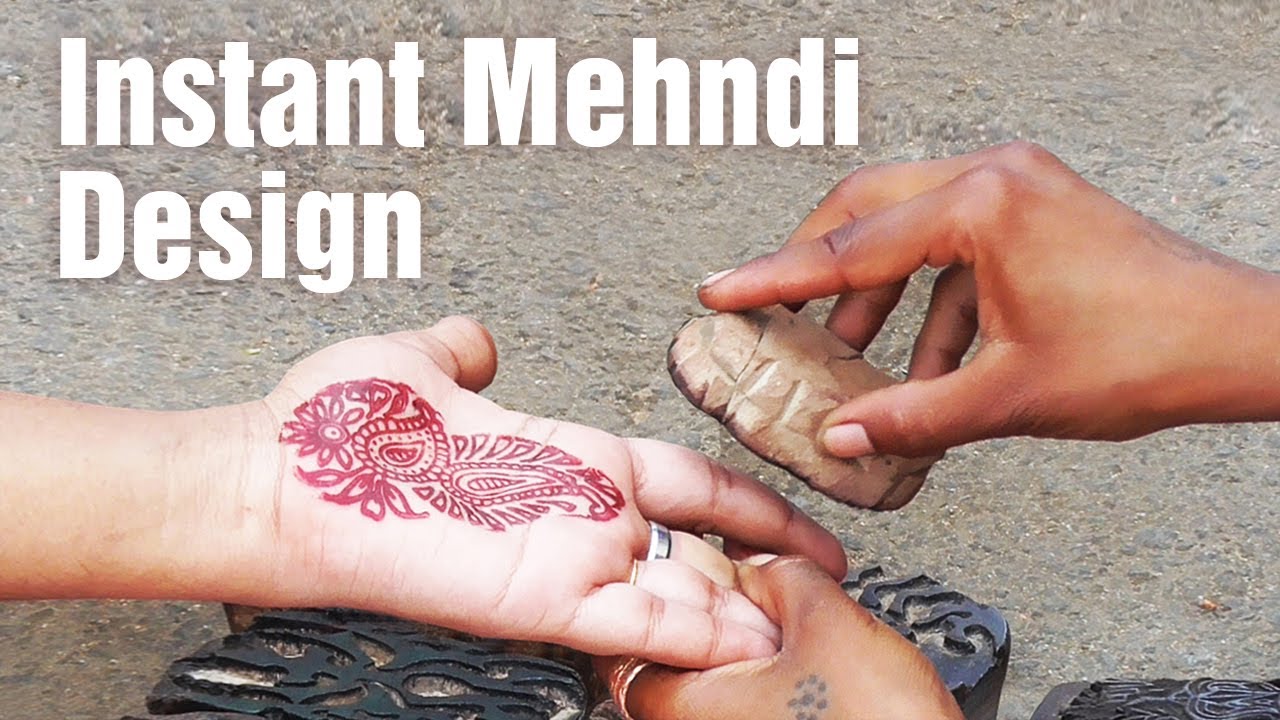 Beautiful mehndi design in minutes!