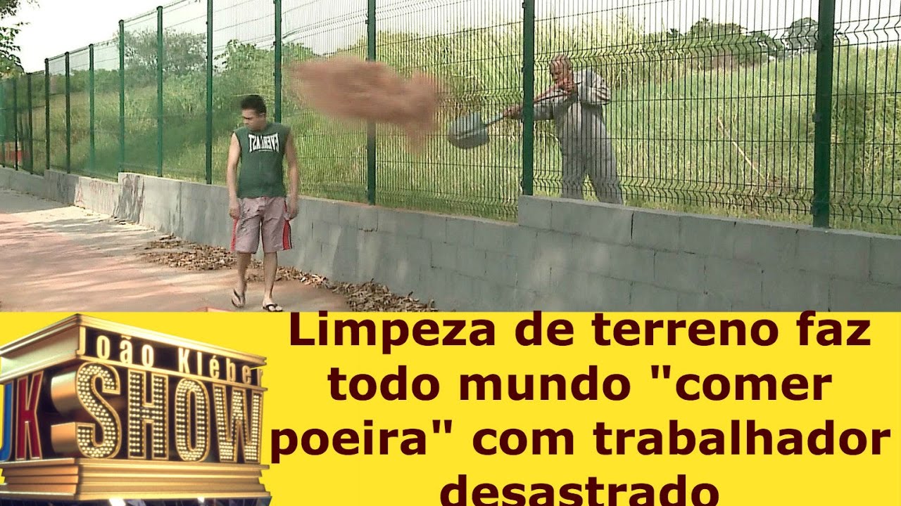 Limpeza de terreno faz todo mundo 