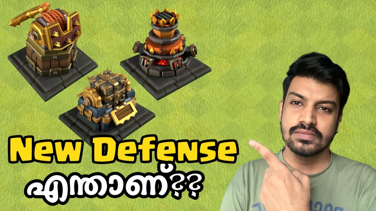 New defense explained in Malayalam | പൊളി സാനം | clash of clans in Malayalam