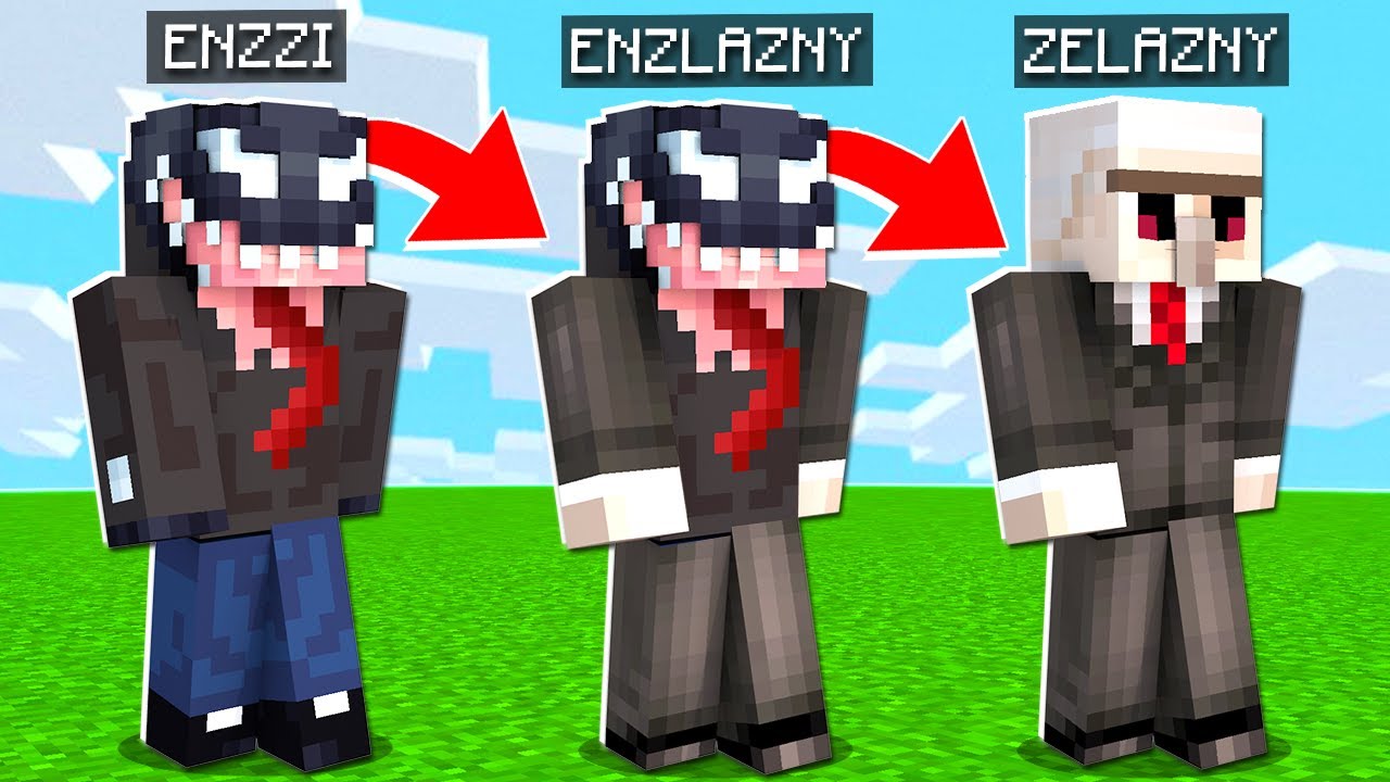 MINECRAFT, ale MOGĘ ZMIENIĆ SIĘ W KAŻDEGO YOUTUBERA! *szalone*