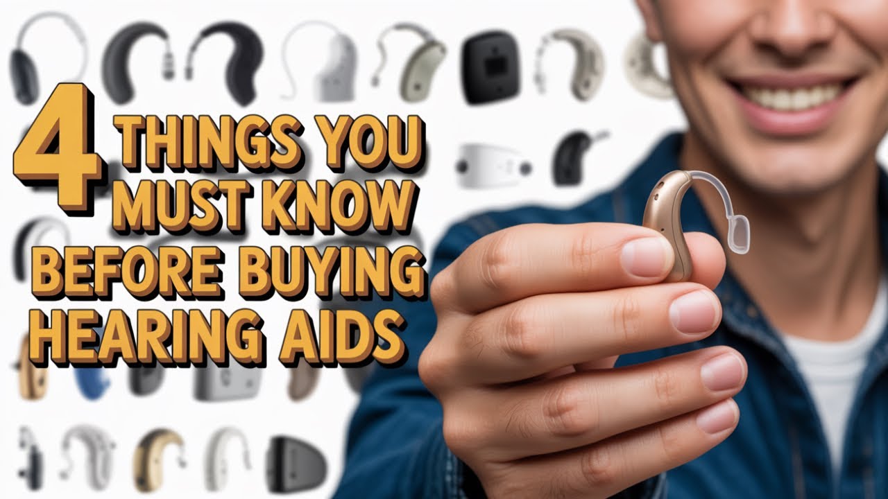 Four Things You MUST Know Before Buying Hearing Aids - A DOCTOR of Audiology Explains.