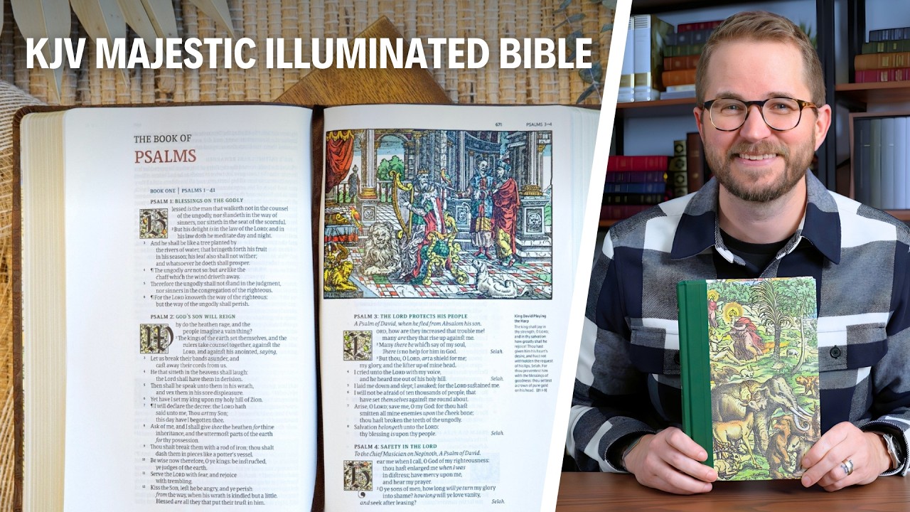 ПЕРВЫЙ ВЗГЛЯД: Библия короля Якова Majestic Illuminated Bible 📖✨