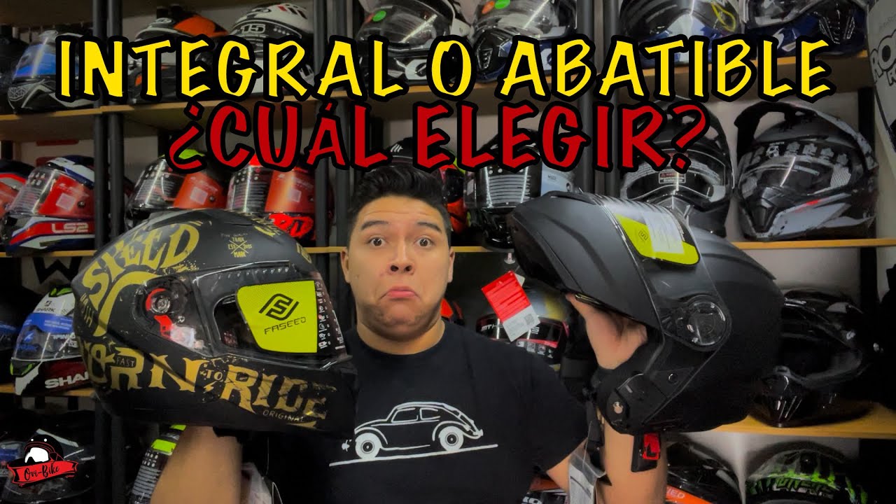 ¿Qué es mejor casco abatible o integral? TE CUENTO😱 I Ovi Bike