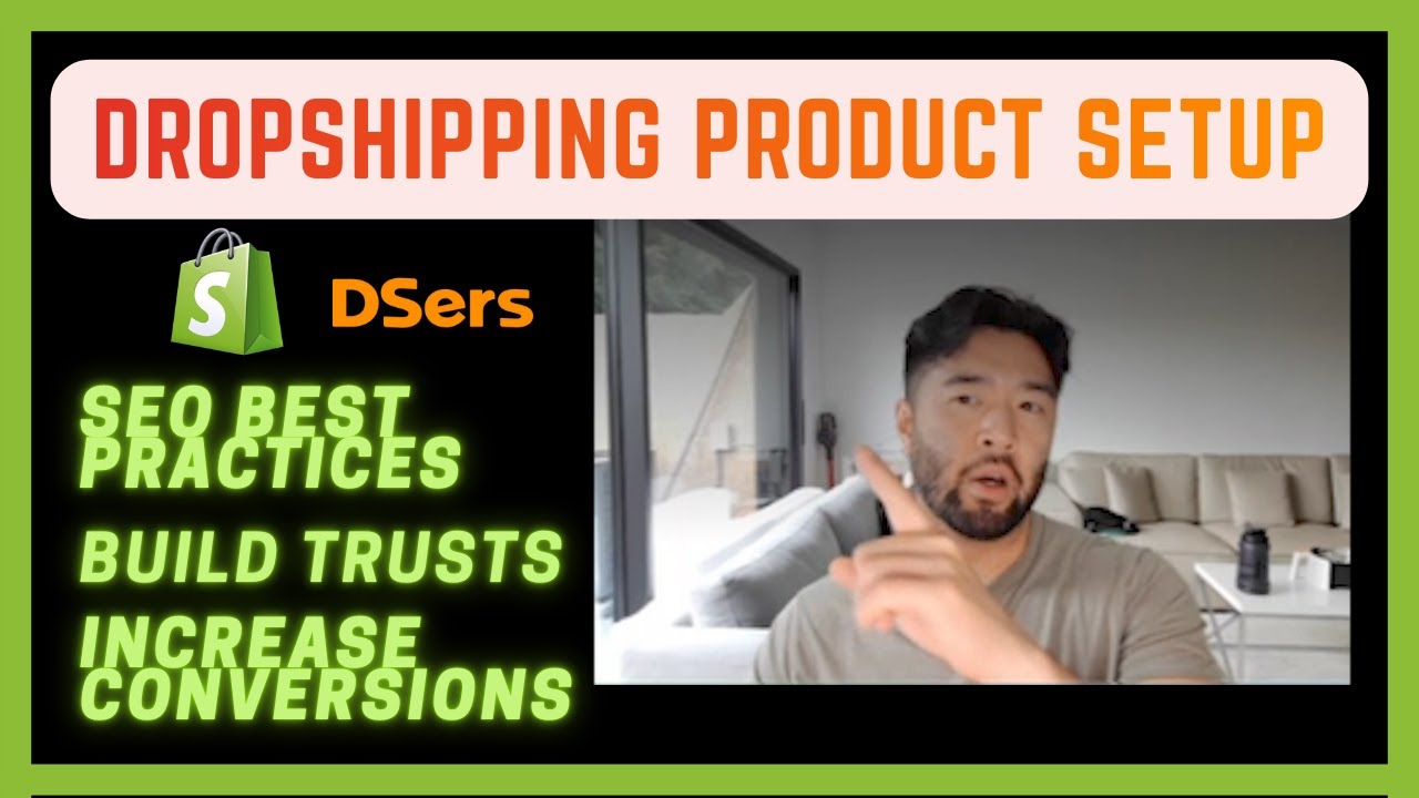 How to Add Dropshipping Products to Shopify and modify SEO