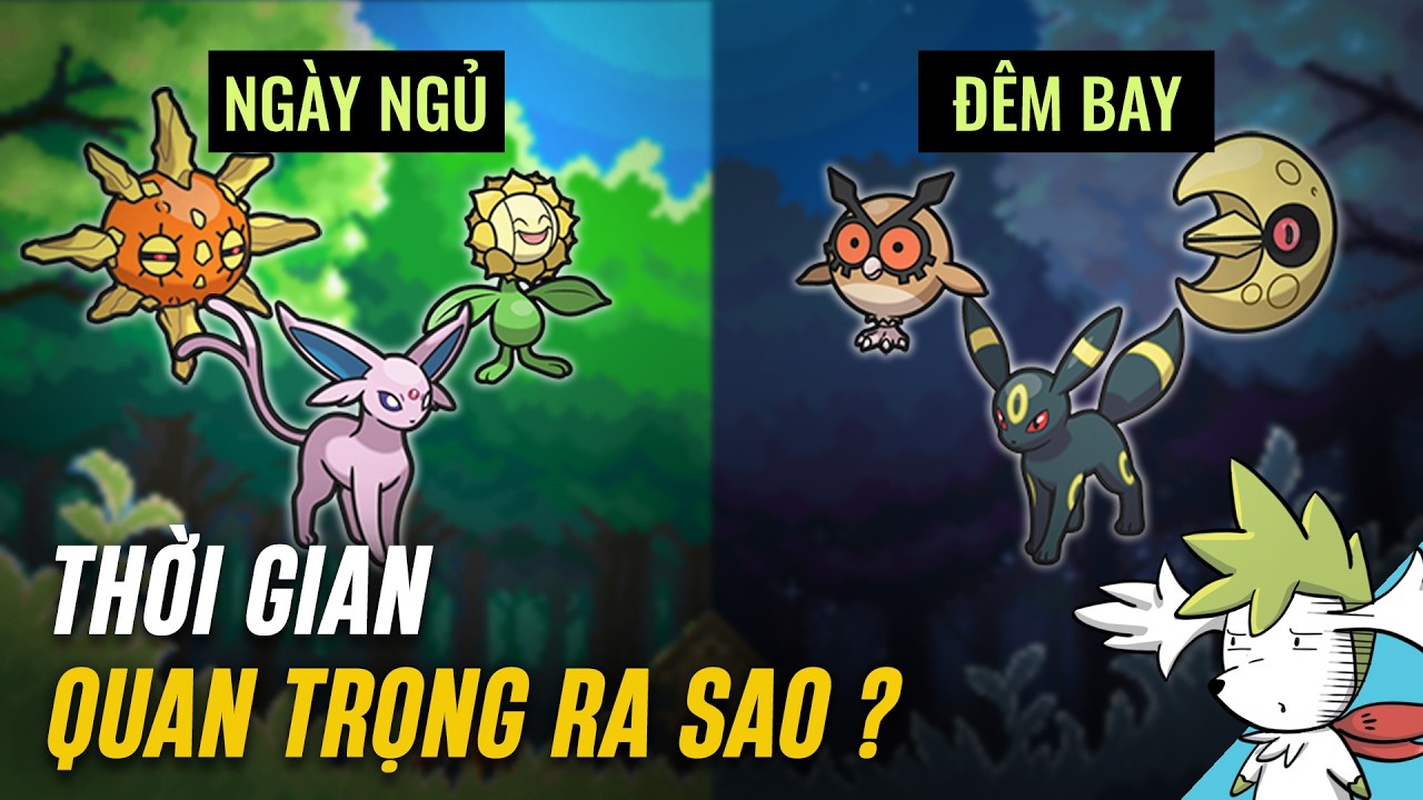 Tác động của THỜI GIAN lên thế giới Pokemon ! | Shaymin Ahhh