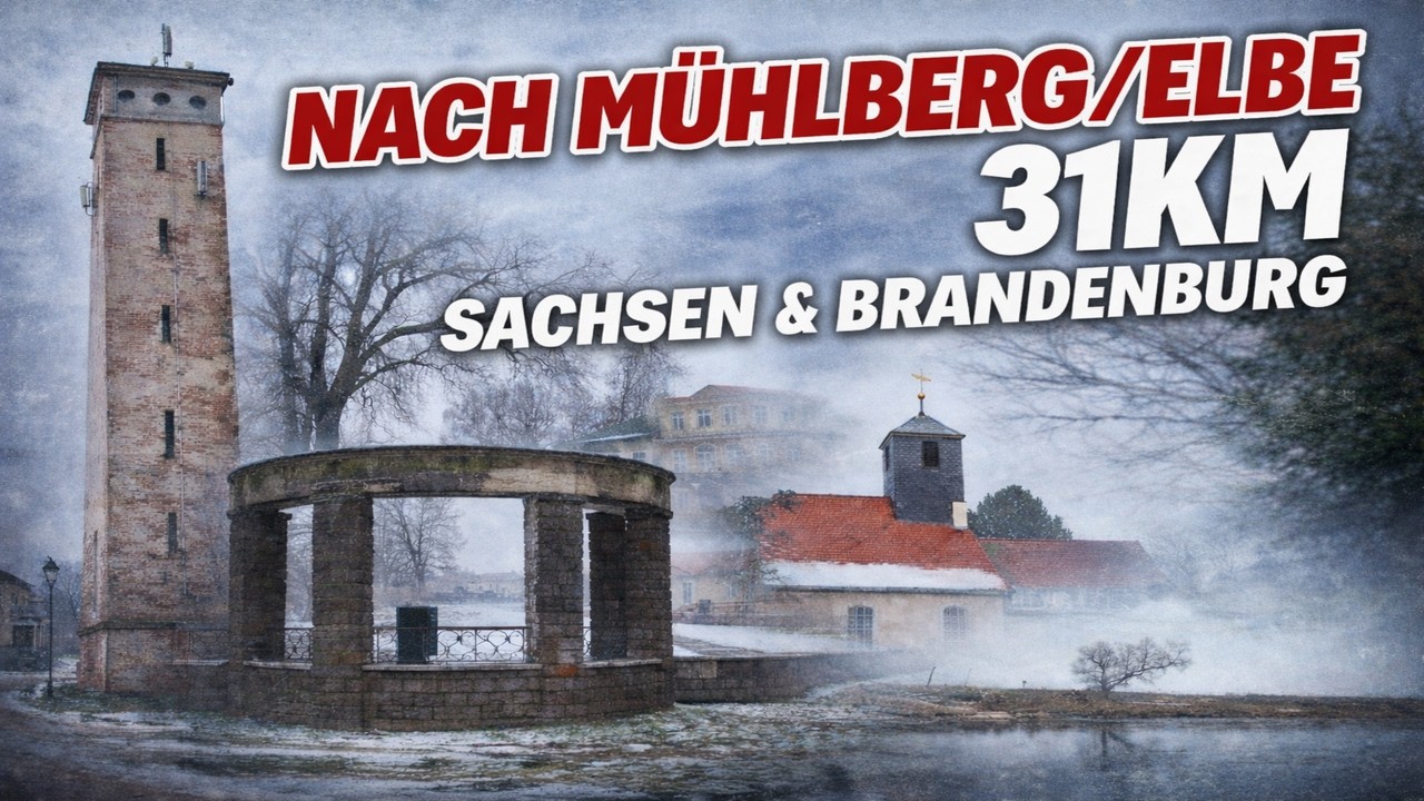 🌫️ Wandern im Nebel: 31 km nach Mühlberg/Elbe