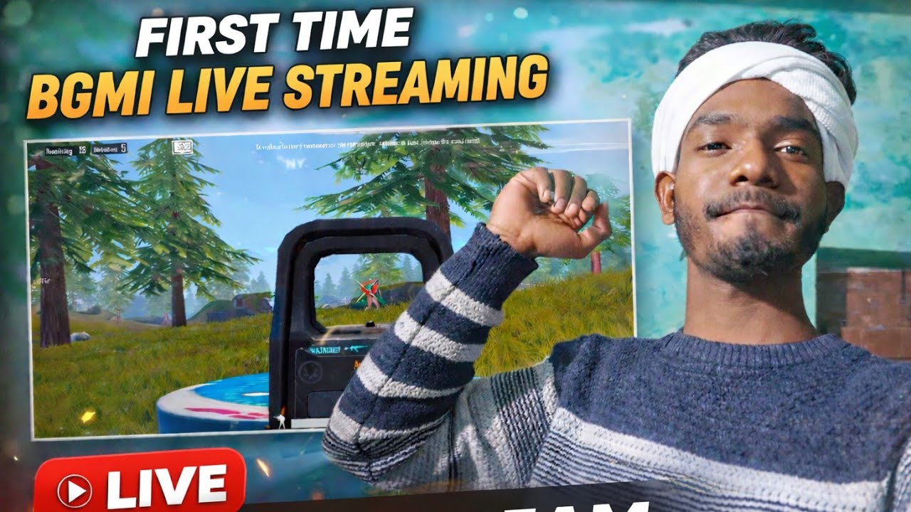 🔥 FIRST TIME BGMI LIVE STREAMING 🔥Aaj meri pehli BGMI live stream hai 🎮