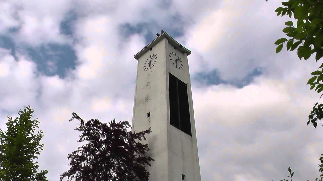 Osnabrück-Voxtrup (D), evang. luth. Kirche St.Margareten Teilsonntagseinläuten