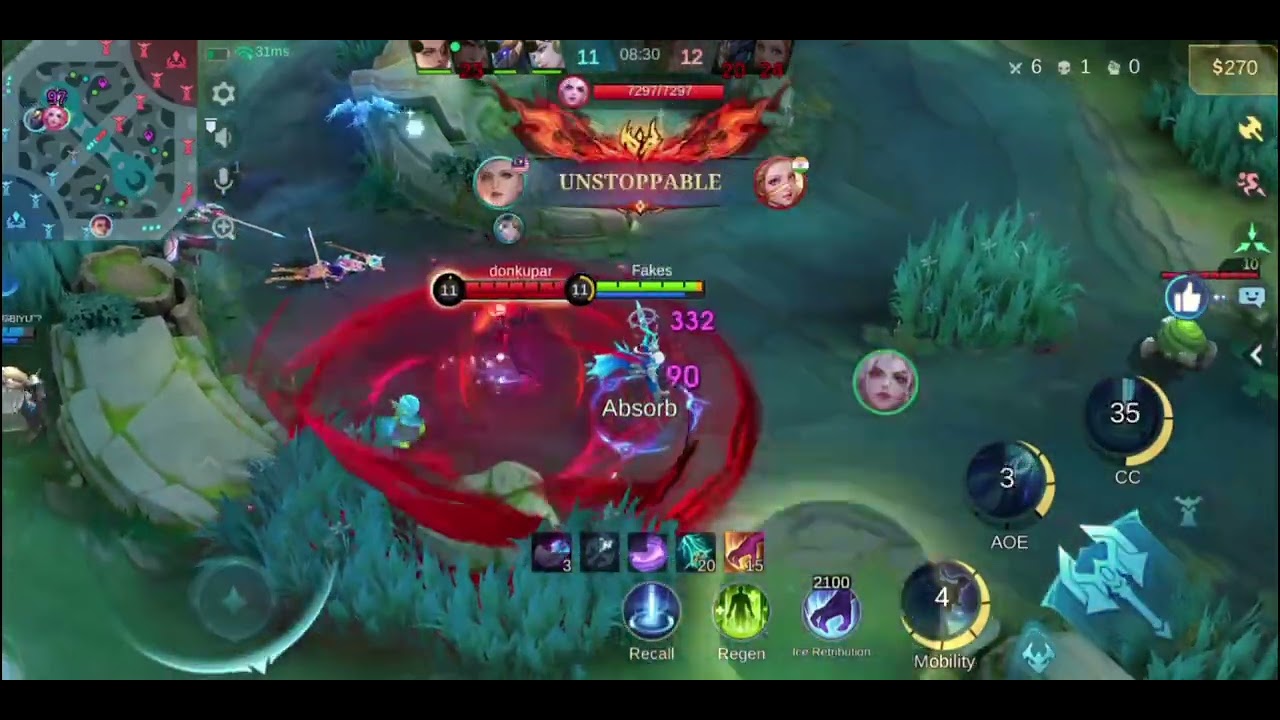 Silvana high damage 16kills play //MLBB