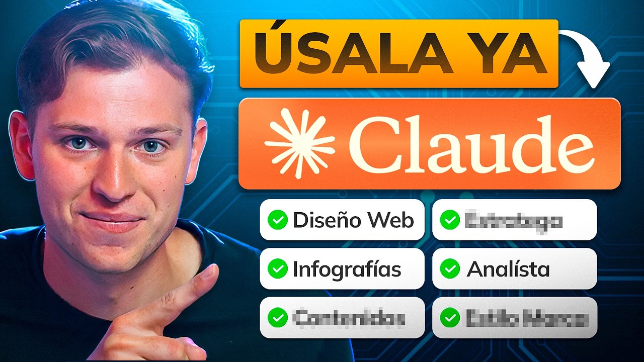 6 formas de usar CLAUDE AI como un PROFESIONAL digital | Ejemplos PR&Aacute;CTICOS paso a paso