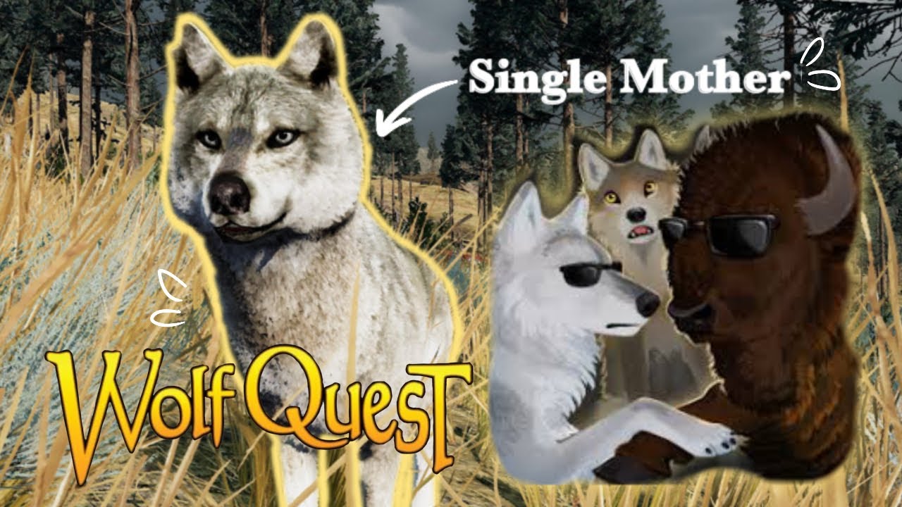 Сможет ли эта одинокая мать-железный волк выжить в WolfQuest? | Вызов матери-одиночки, эпизод 1