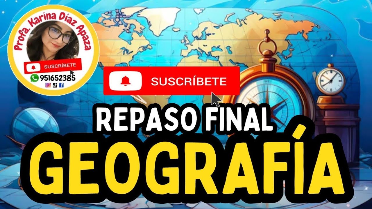 REPASO FINAL DE GEOGRAFÍA -#geography #class #lasfijas #geografia
