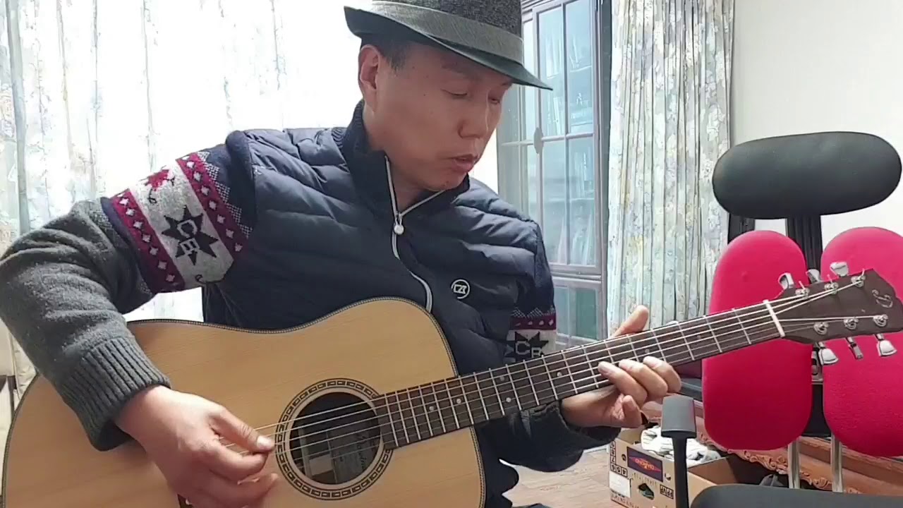 (통기타멜로디연주)안동역에서Dm(내맘대로버젼)진성님