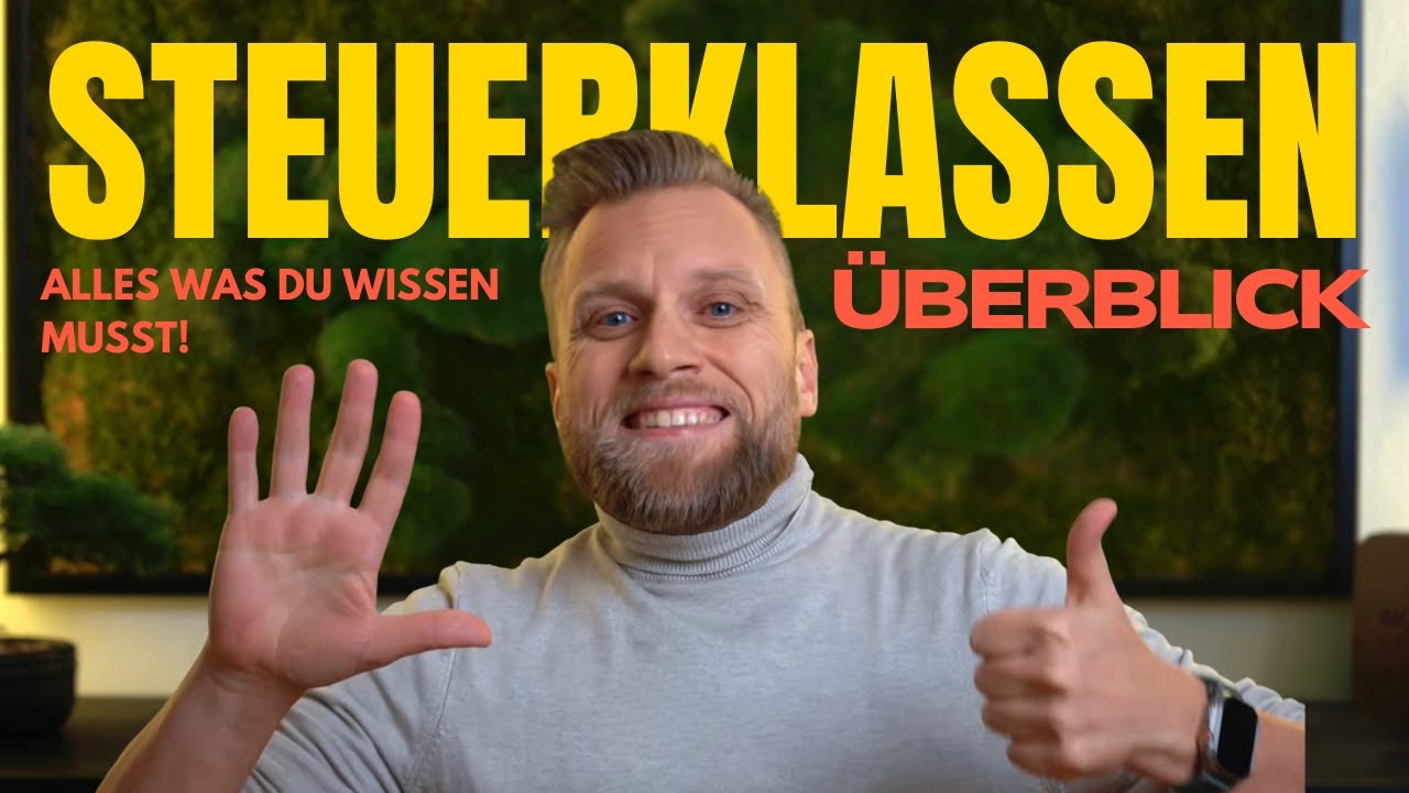 Steuerklassen einfach erklärt: Steuerklasse 1 bis 6 (inkl. Steuerklasse 4 mit Faktor)