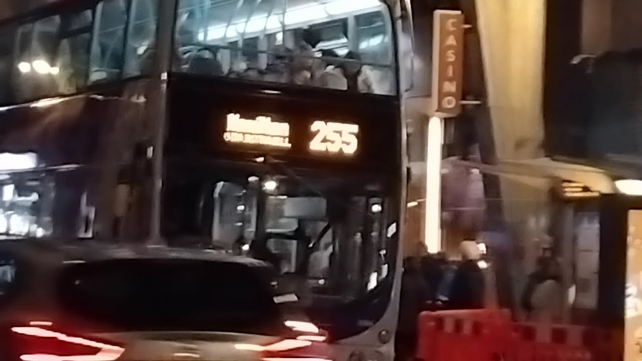 First Glasgow Volvo B9tl wright eclipse Gemini 37204 MXZ 2153 Route 255