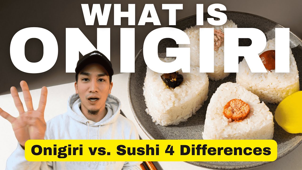 Onigiri vs. Sushi: What's the Difference? + How to Eat Onigiri! 🍙🍣