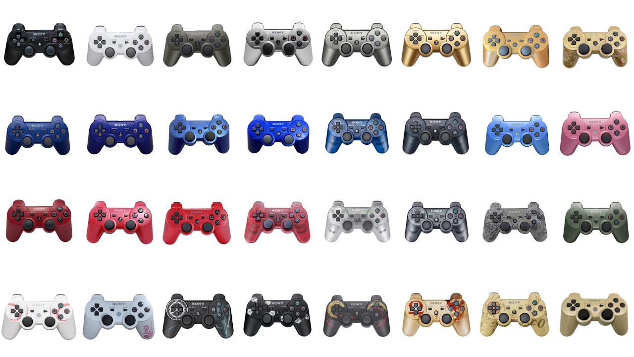 Every Playstation 3 Controller Ever Made: From Classic Colours to Rare Limited Editions