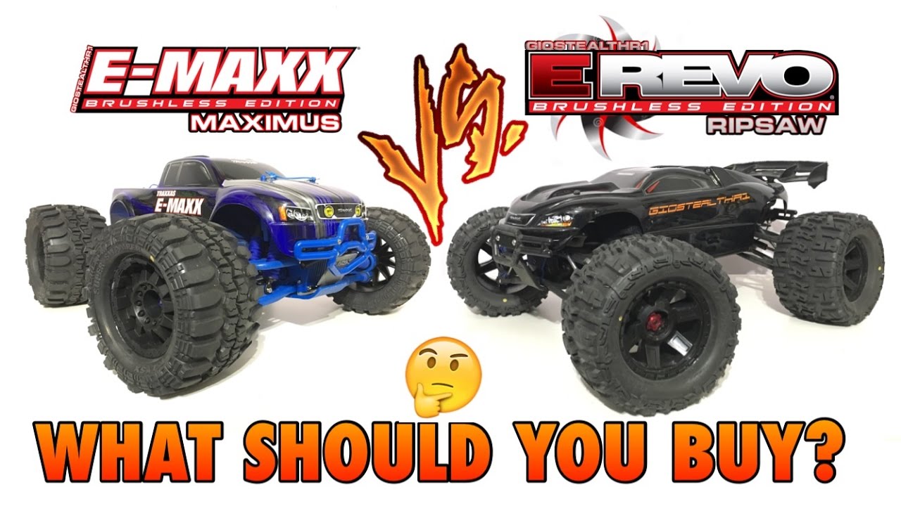 TRAXXAS E-REVO VS E-MAXX : WHAT SHOULD YOU BUY ?
