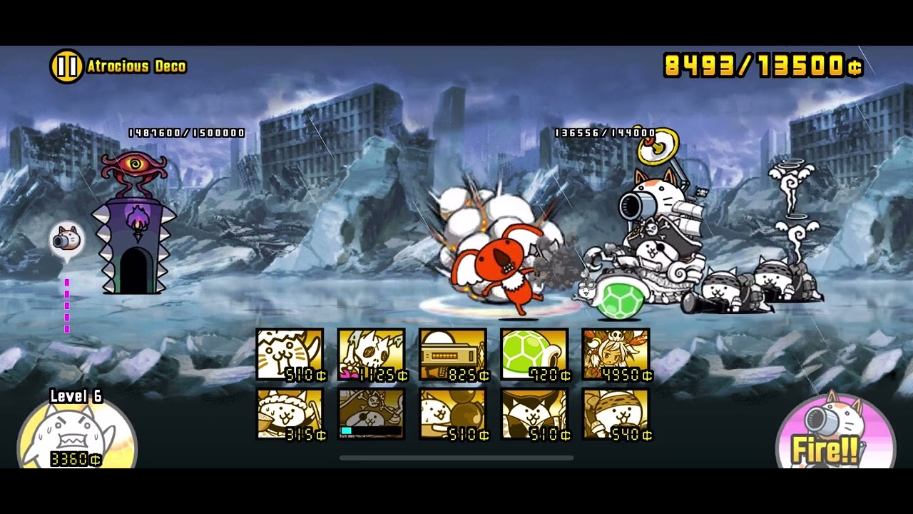 The Battle Cats - Atrocious Deco (4 Star)