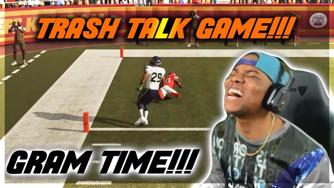 GRAM TIME!!! GAME 2 VS TRASH TALKER!! - Madden 19 Ultimate Team - Trash Talker Exposed