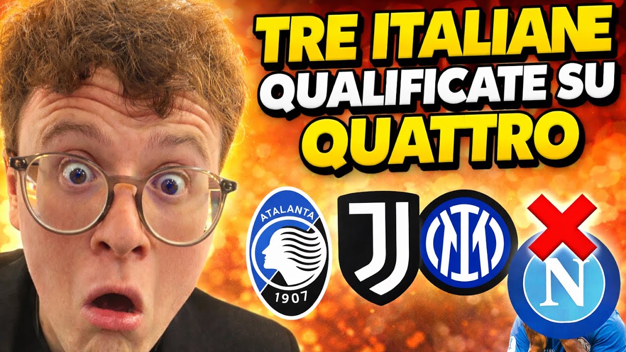 TRE ITALIANE QUALIFICATE SU QUATTRO! LA JUVE ELIMINA MOURINHO! ATALANTA: CHE DELUSIONE!!