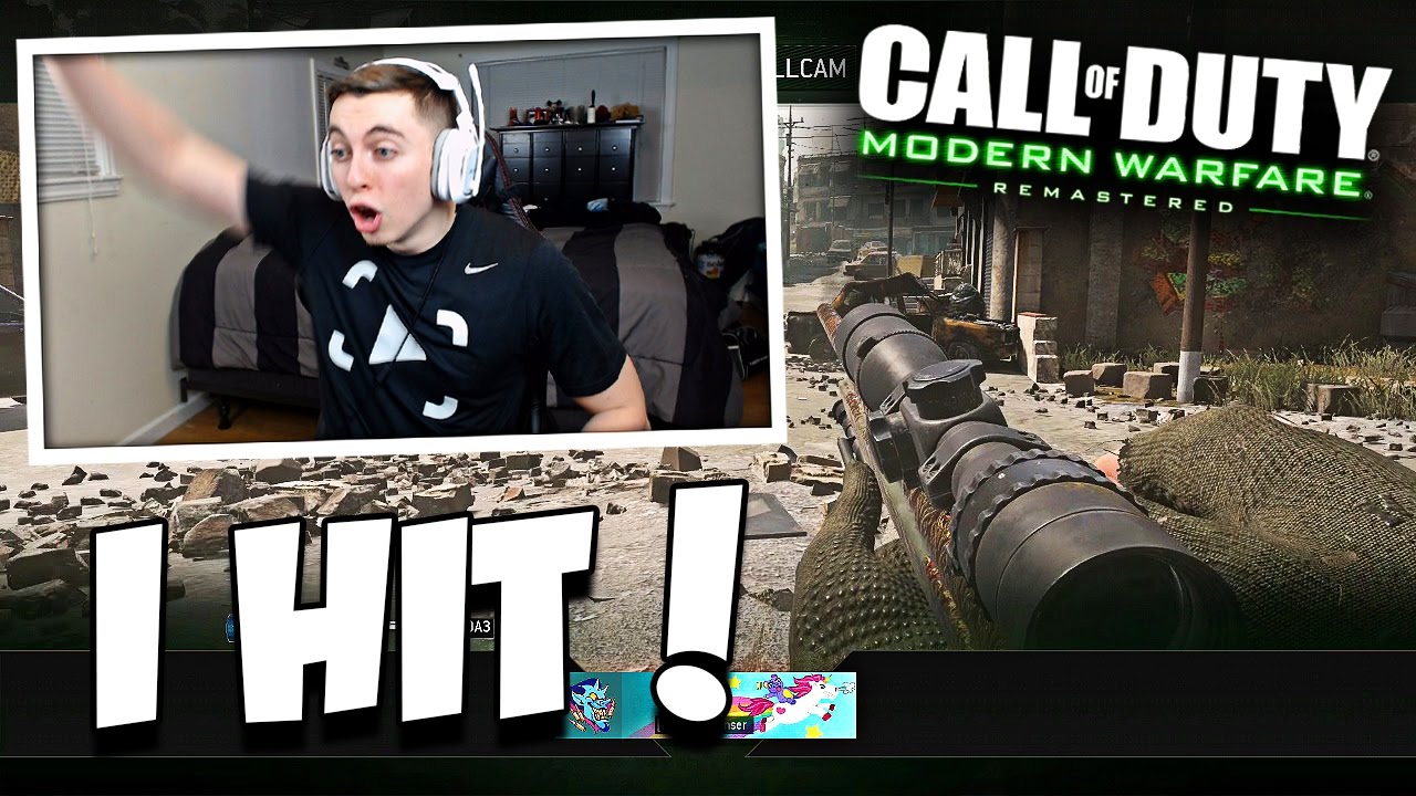 I HIT MY FIRST GOOD TRICKSHOT ON MWR! (Modern Warfare Remastered Trickshotting)