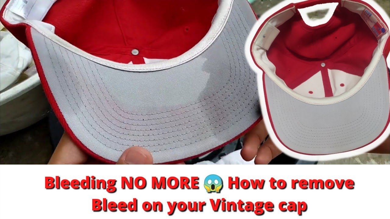 Bleeding No More 😱 How to Remove Bleeding in Vintage Cap