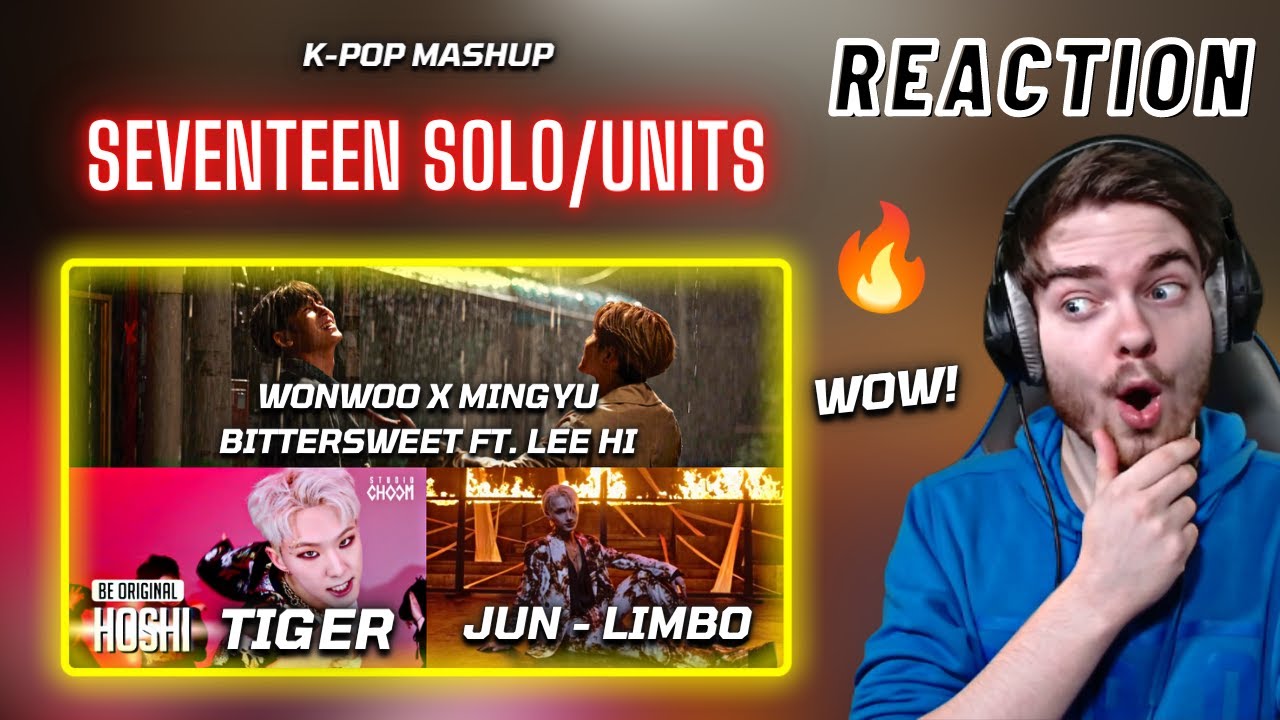 SEVENTEEN WONWOO x MINGYU 'Bittersweet' ft. Lee Hi + HOSHI 'Tiger' + JUN 'LIMBO' | REACTION