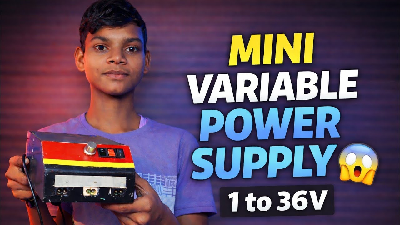 All-in-One Variable Power Supply ⚡🔋 | 1–36V Adjustable | 100% Safety Features 💯🛡️// TECH MANJEET