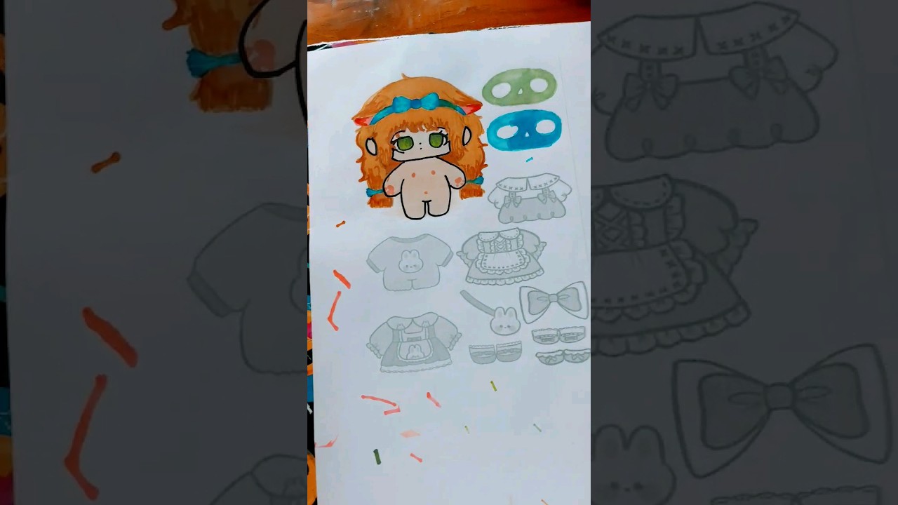 hacemos una mu&ntilde;eca de papel PT.1
