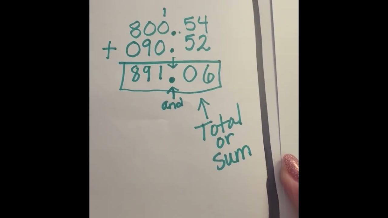 4th Grade-Adding and Subtracting with Decimals