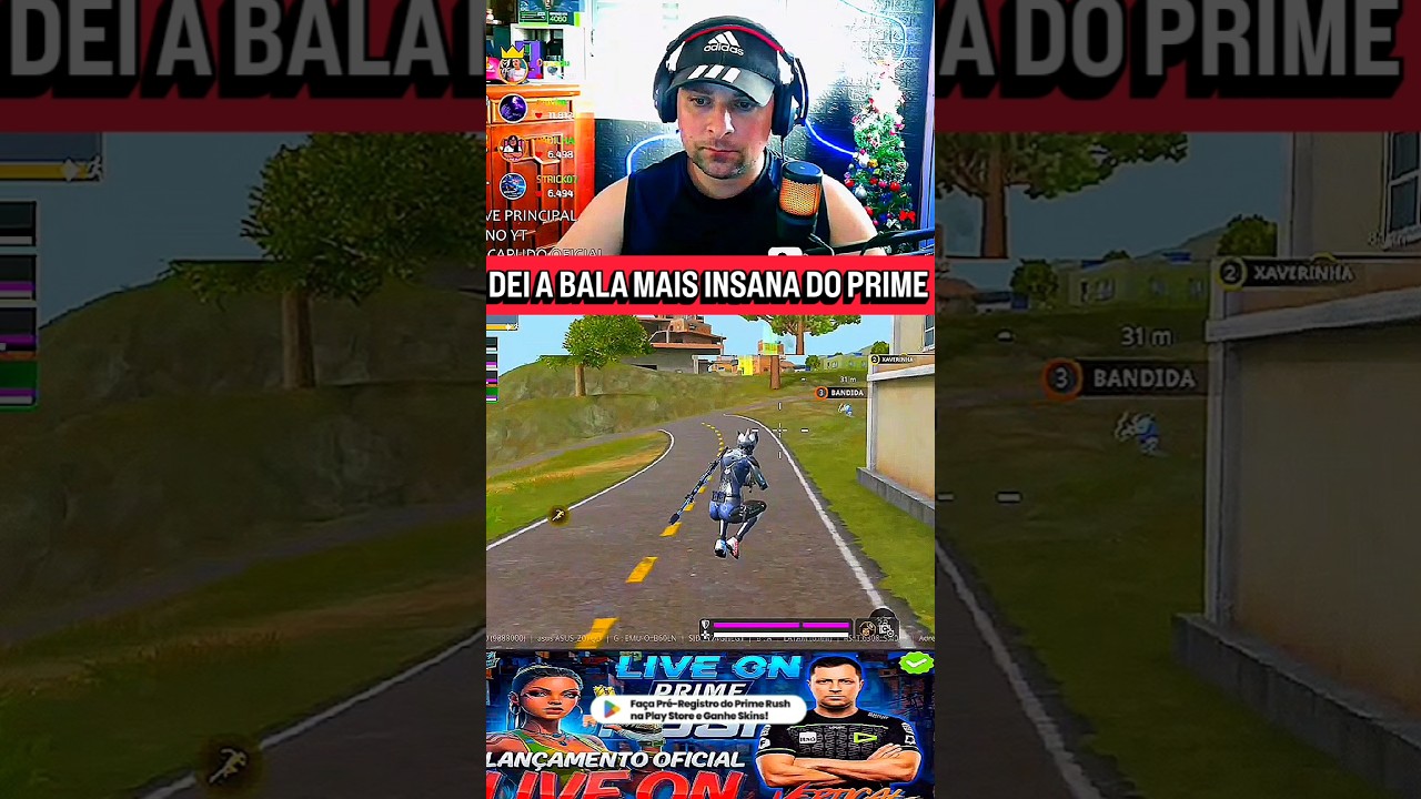 A bala mais linda que você verá hoje no prime rush 