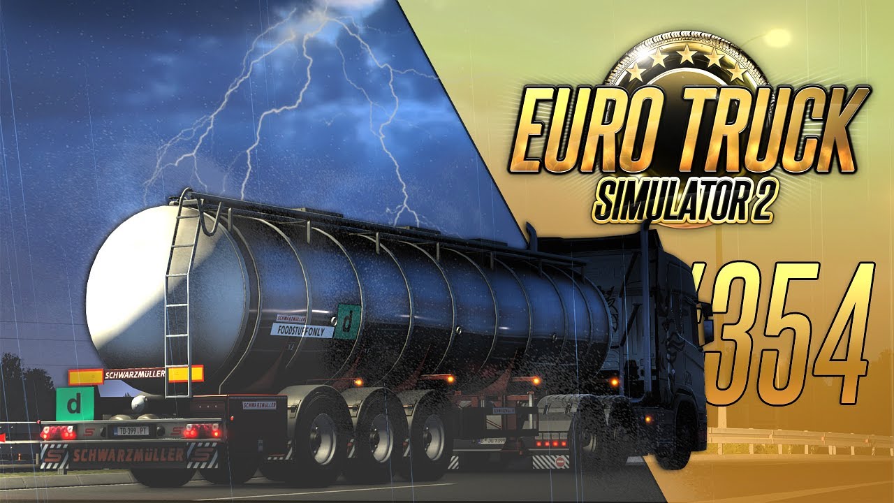 МАКСИМАЛЬНЫЙ ТРАФИК, НОЧЬ И ДОЖДЬ — Euro Truck Simulator 2 (1.49.0.19s) [#354]