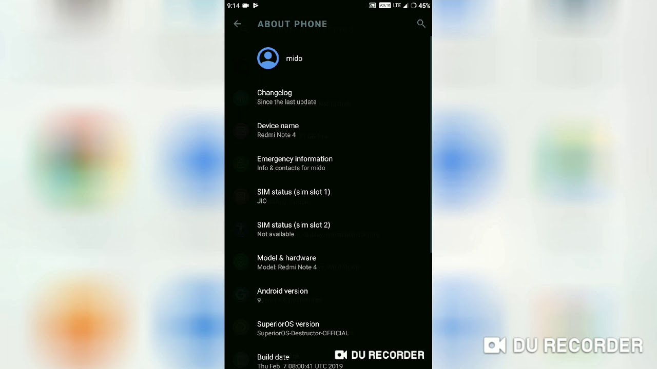 NOT kernel for Redmi Note 4 latest build for pie