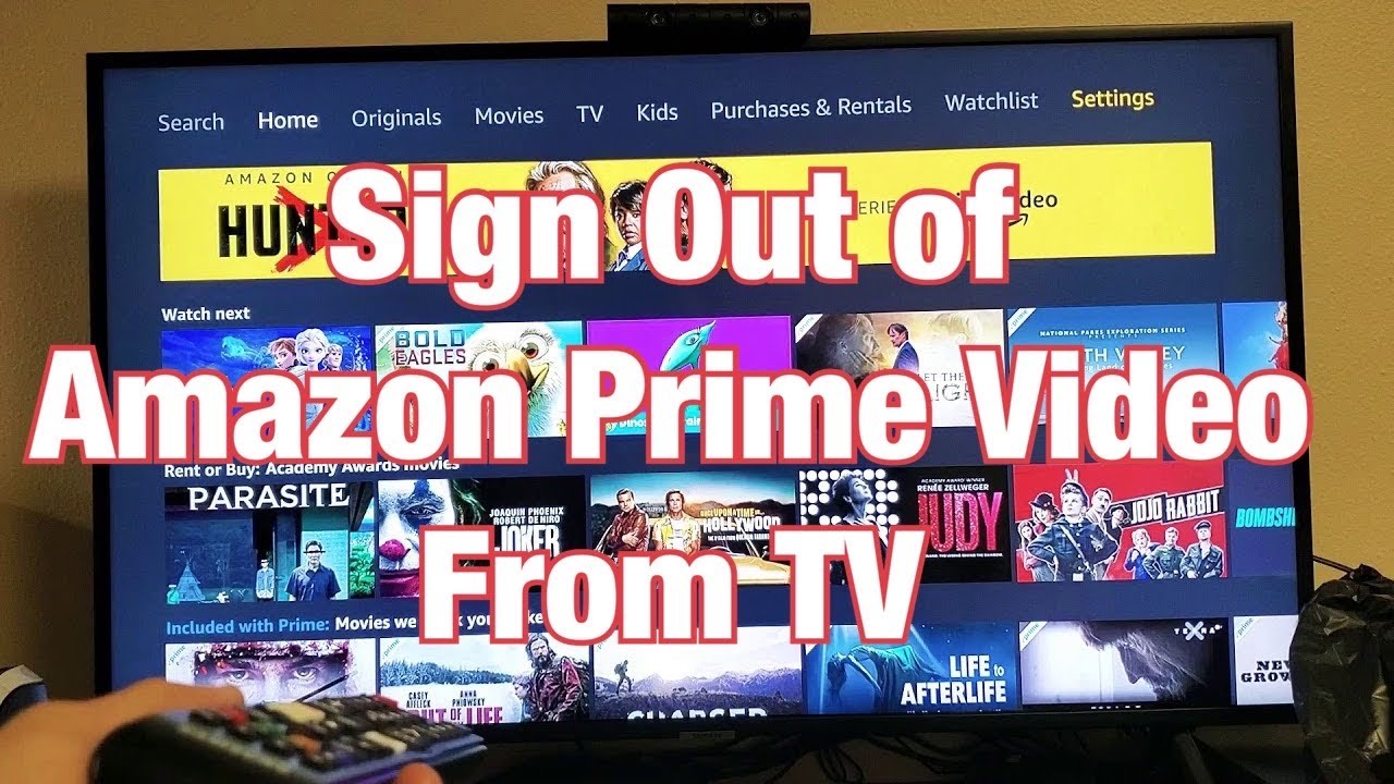 Как выйти из приложения Amazon Prime Video на Smart TV