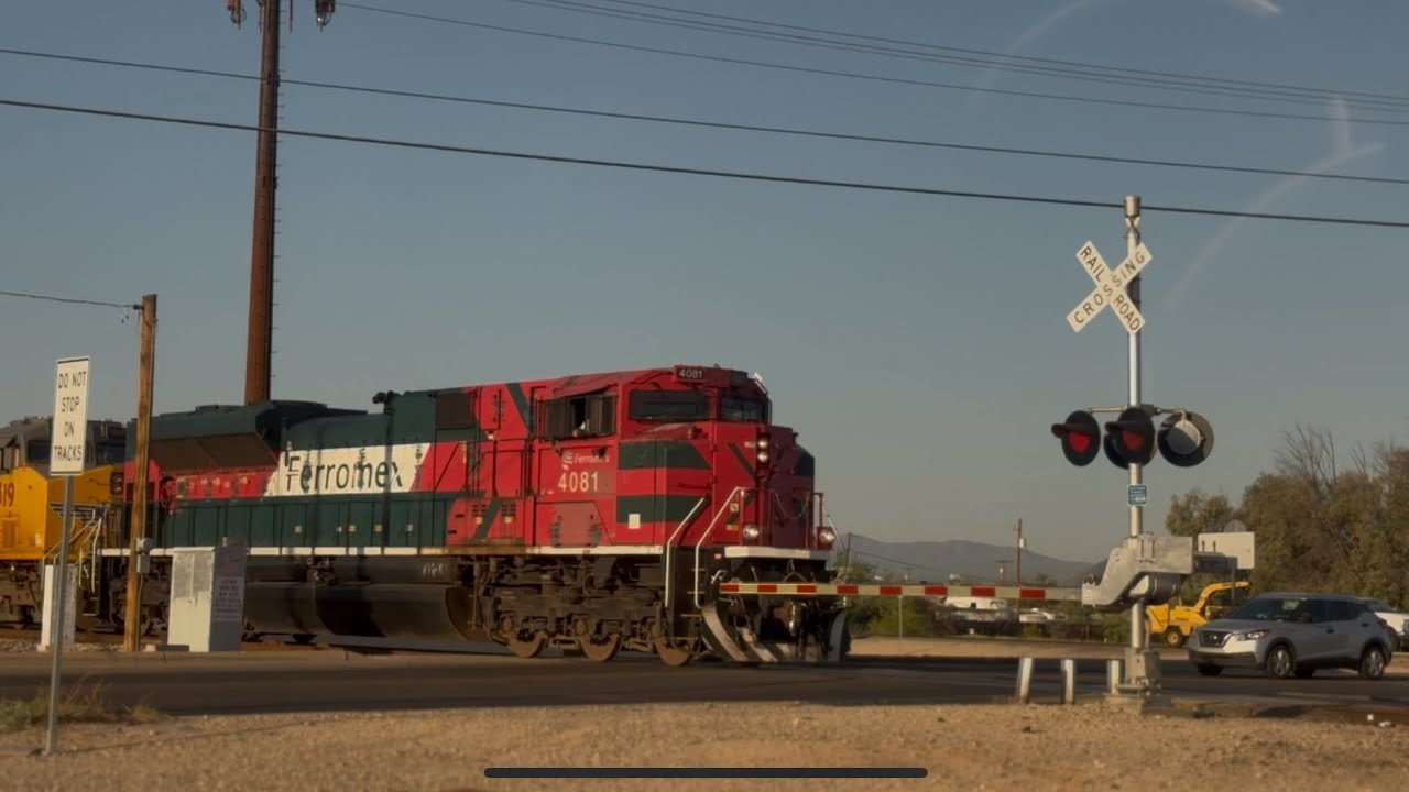 Ferromex & UP Freight Train Nogales Subdivision 