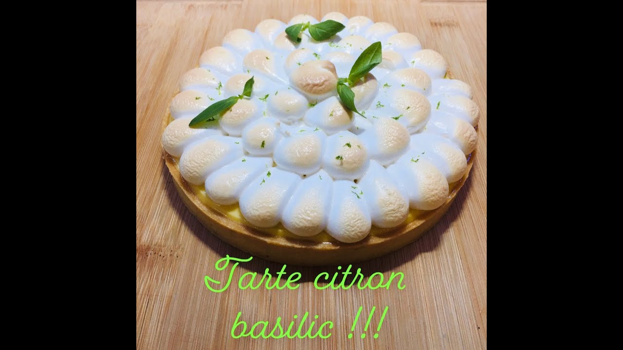 Tarte citron basilic !!!