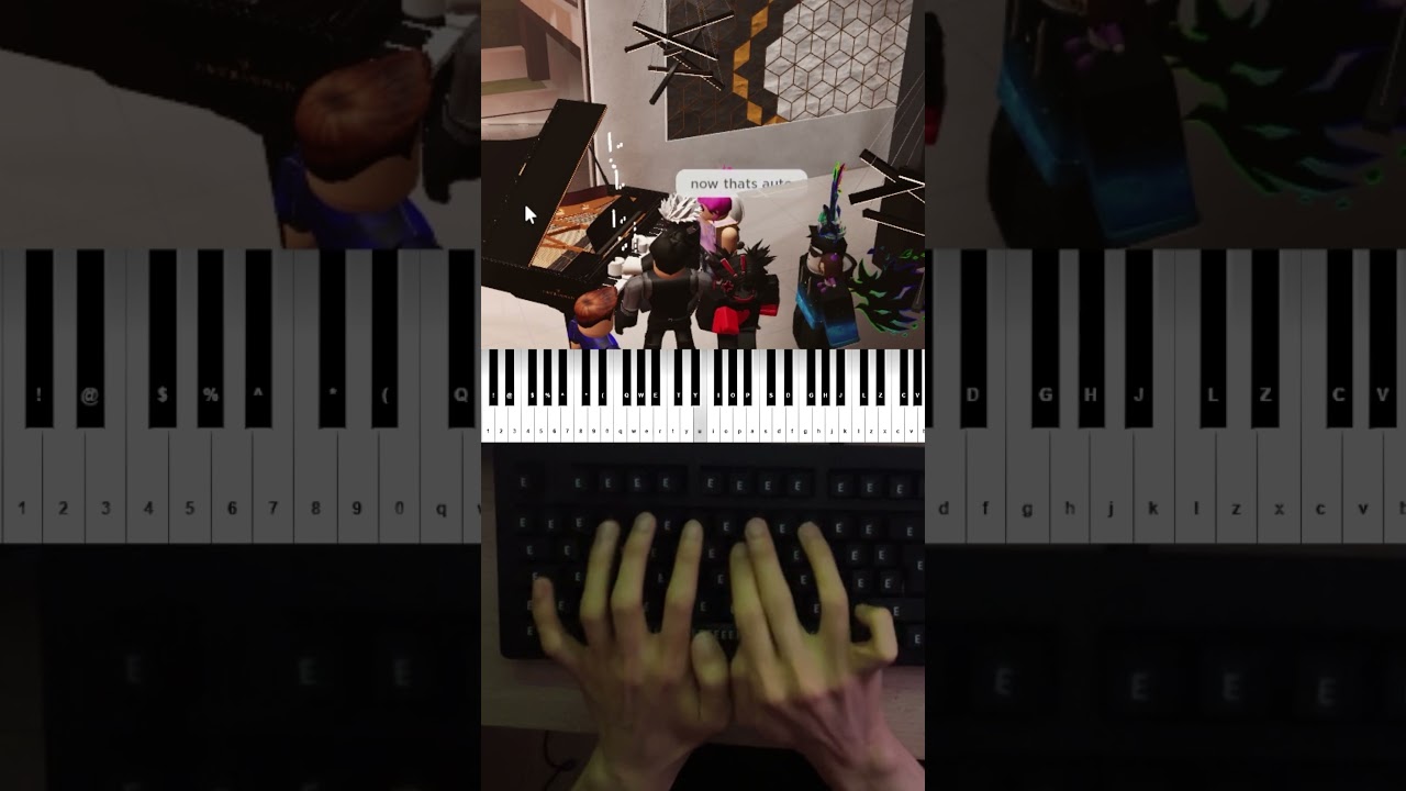 Rush E played on Virtual Piano (Roblox, QWERTY keyboard)