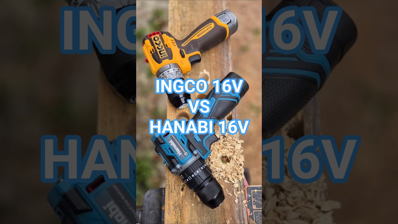 Parafusadeira Furadeira Ingco 16v Vs Hanabi 16v #ferramentas #parafusadeira #makita #Furadeira