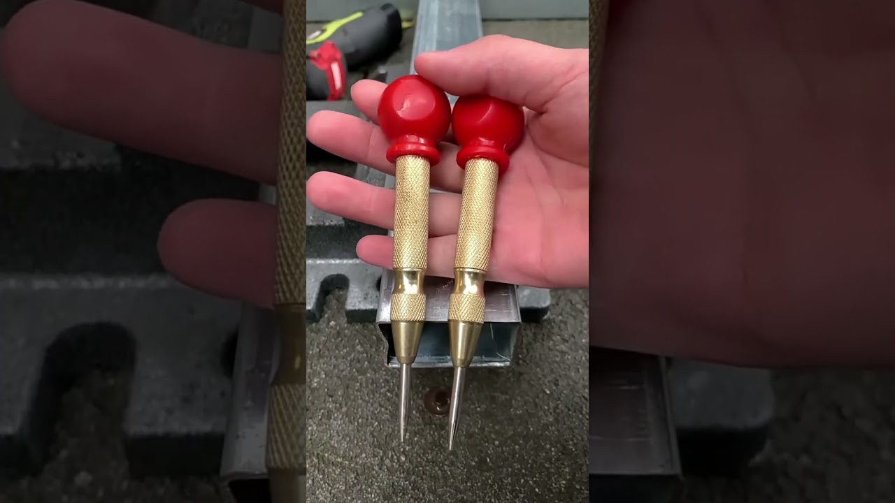 Pun&ccedil;&atilde;o Autom&aacute;tico Punch Para Marcar Furo Em Ferro E Metal