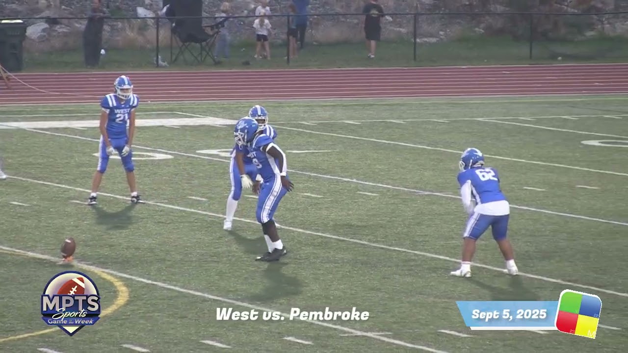 Football, West vs. Pembroke, 9/5/25